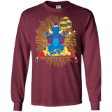 T-Shirts Maroon / S Elephant God Men's Long Sleeve T-Shirt