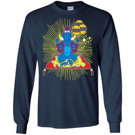 T-Shirts Navy / S Elephant God Men's Long Sleeve T-Shirt