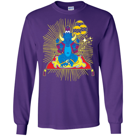 T-Shirts Purple / S Elephant God Men's Long Sleeve T-Shirt