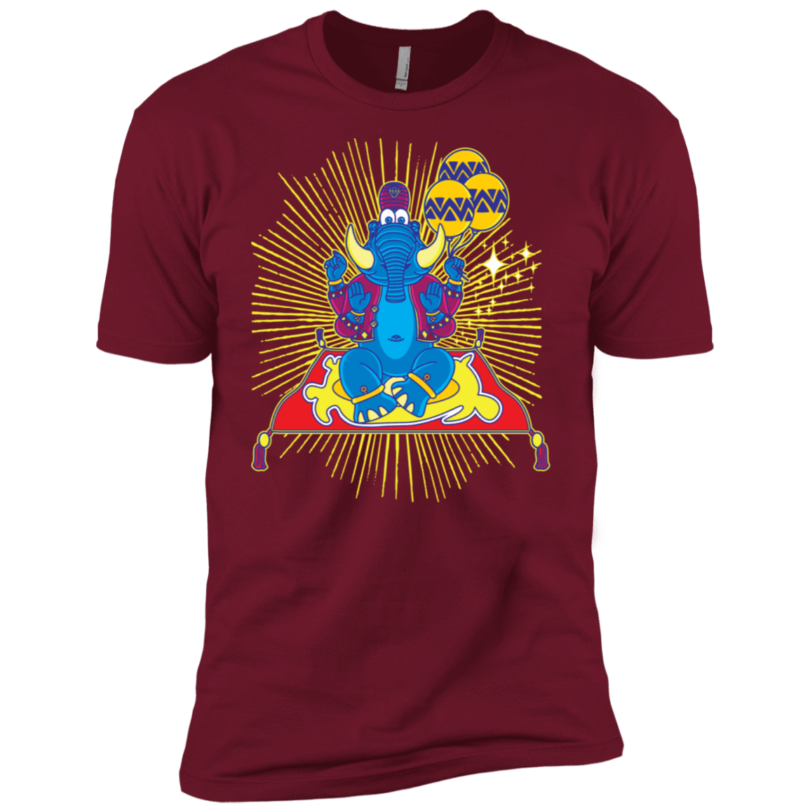 T-Shirts Cardinal / X-Small Elephant God Men's Premium T-Shirt