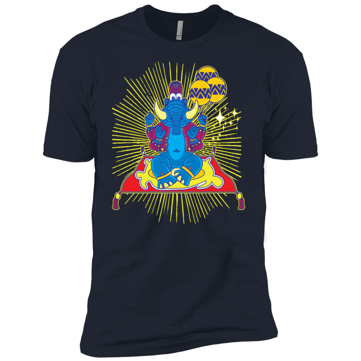 T-Shirts Midnight Navy / X-Small Elephant God Men's Premium T-Shirt