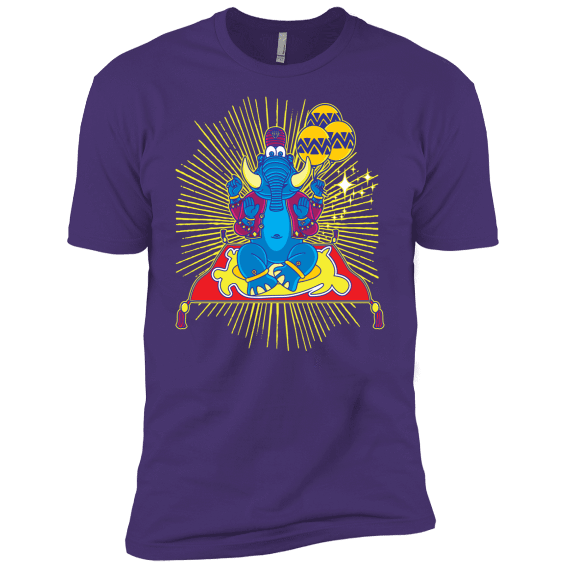 T-Shirts Purple Rush/ / X-Small Elephant God Men's Premium T-Shirt