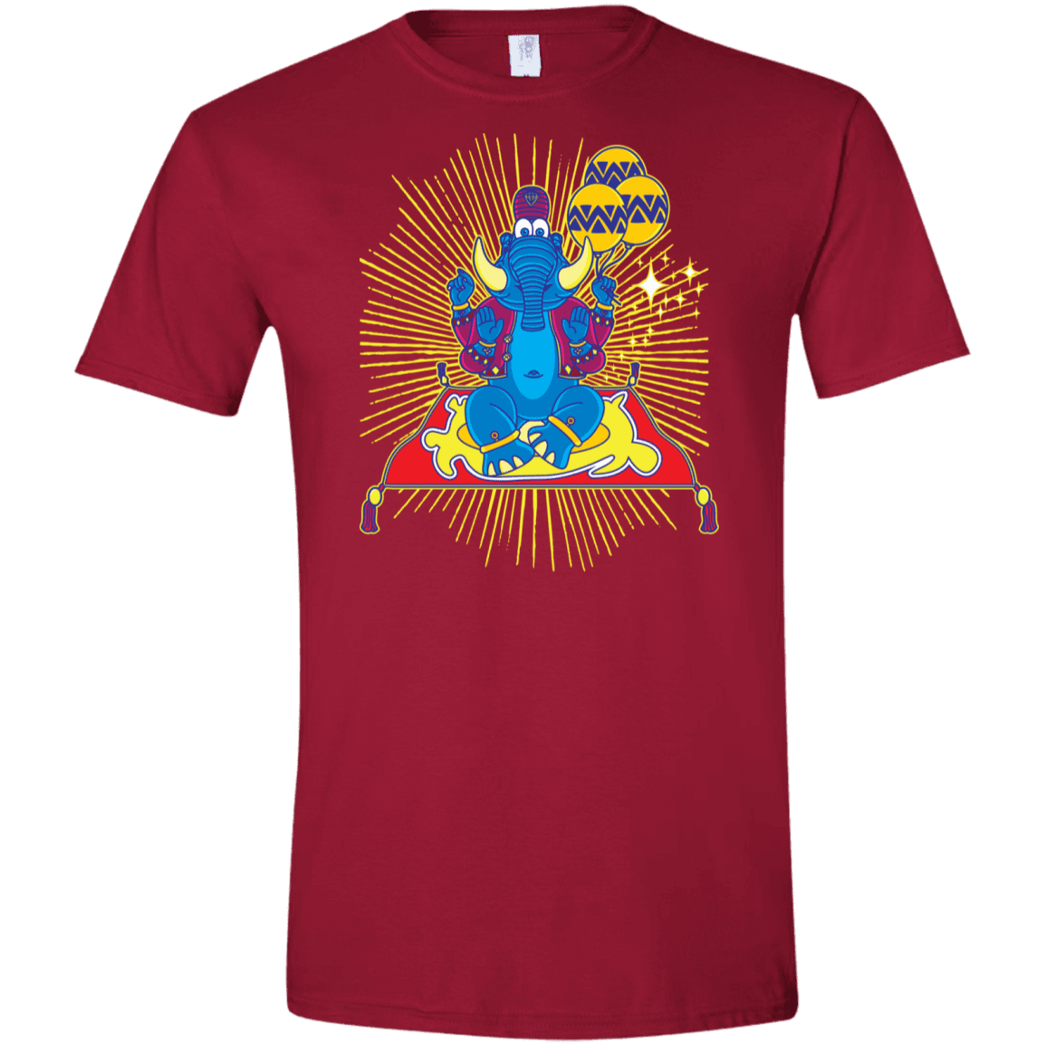 T-Shirts Cardinal Red / S Elephant God Men's Semi-Fitted Softstyle