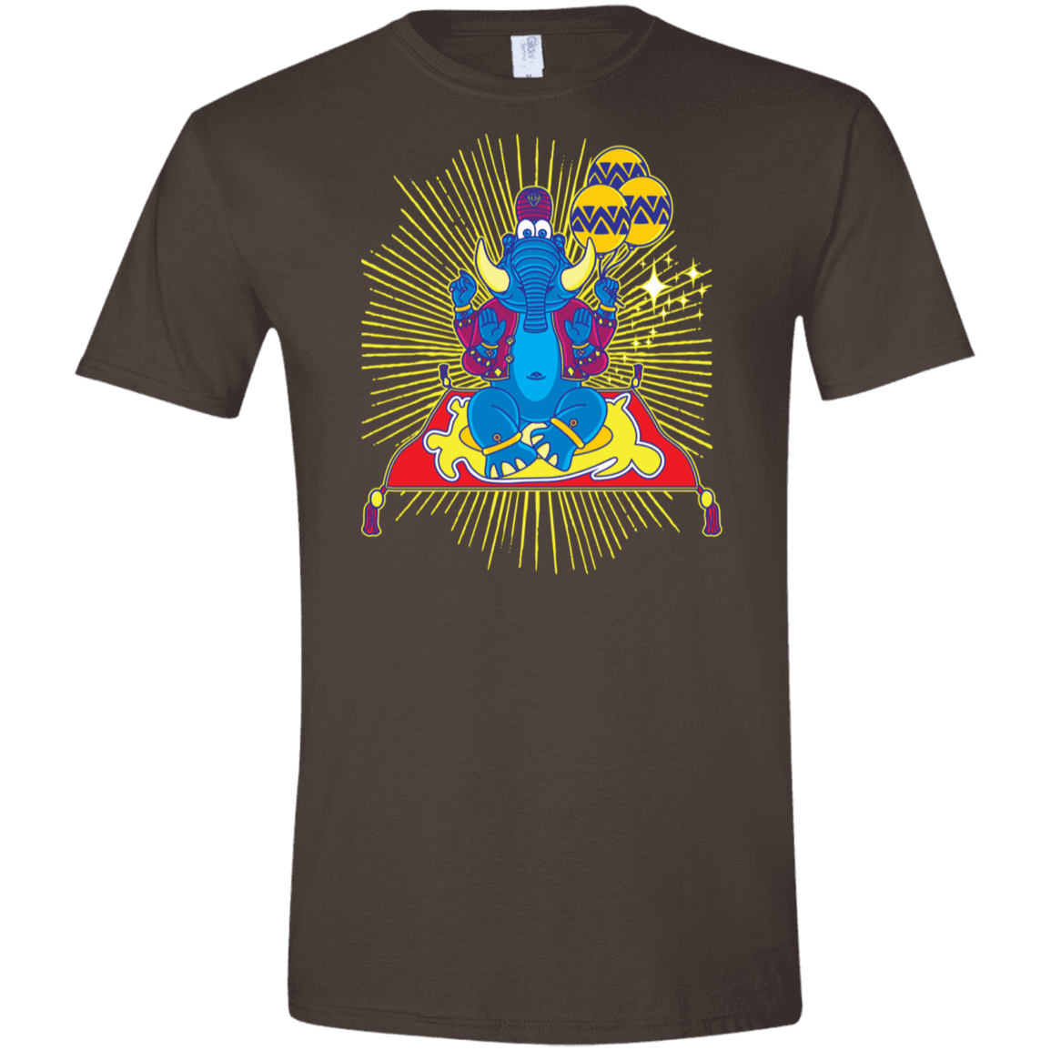 T-Shirts Dark Chocolate / S Elephant God Men's Semi-Fitted Softstyle