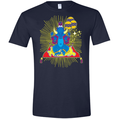 T-Shirts Navy / X-Small Elephant God Men's Semi-Fitted Softstyle