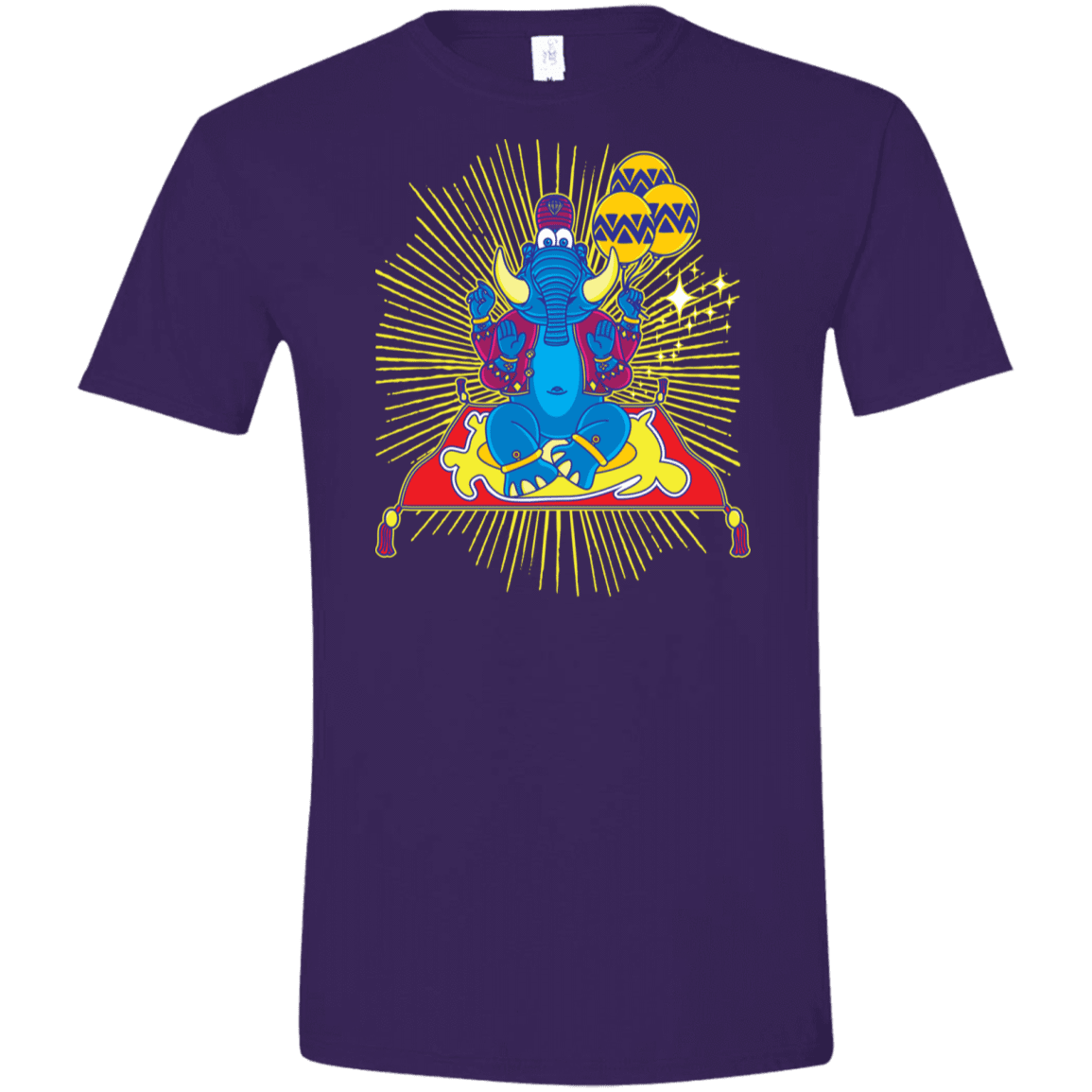 T-Shirts Purple / S Elephant God Men's Semi-Fitted Softstyle