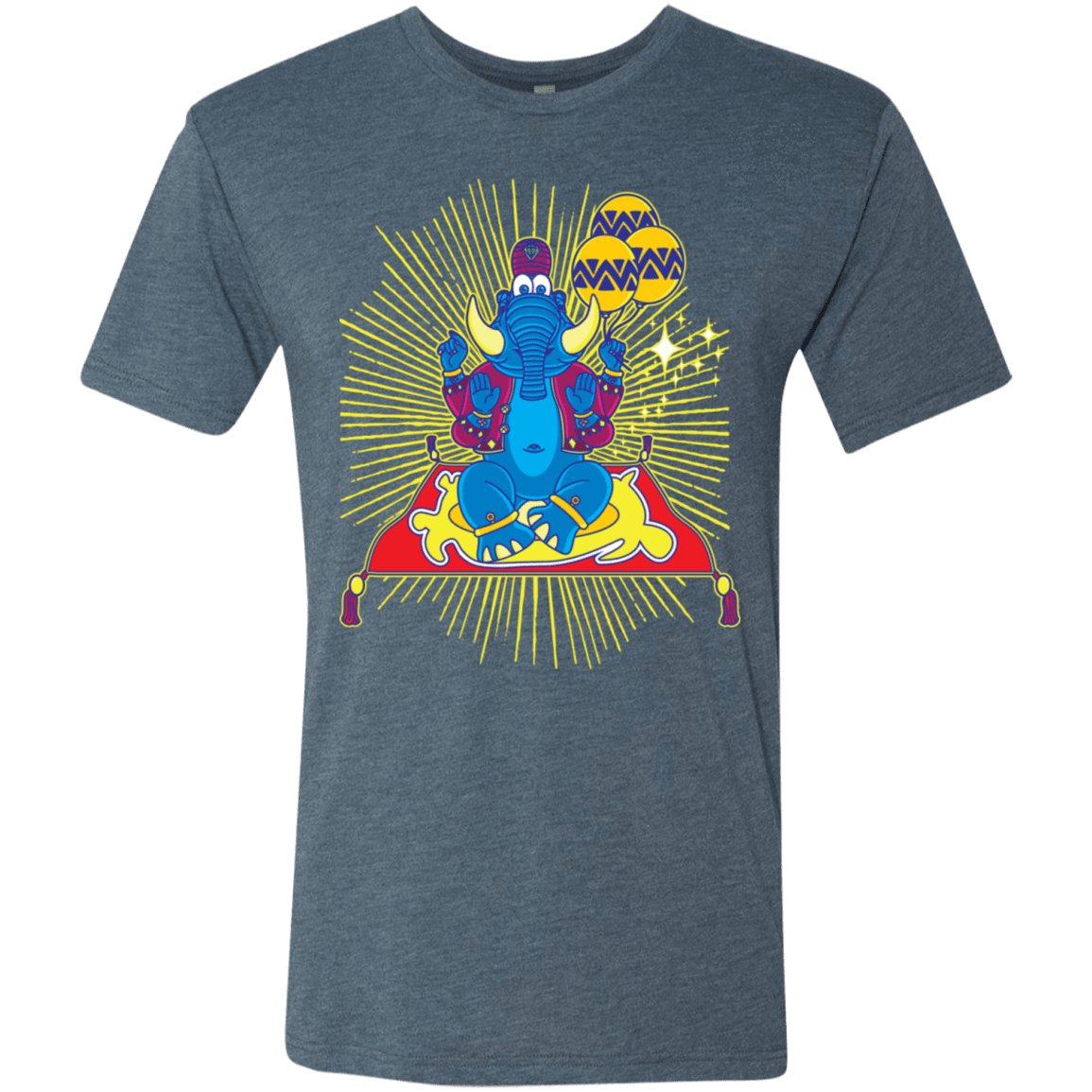 T-Shirts Indigo / S Elephant God Men's Triblend T-Shirt