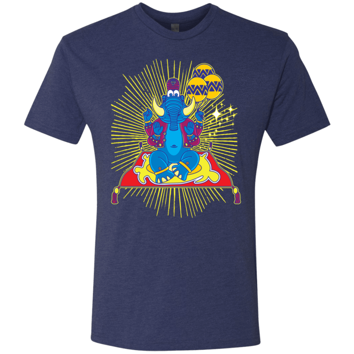 T-Shirts Vintage Navy / S Elephant God Men's Triblend T-Shirt