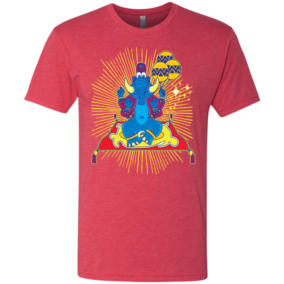 T-Shirts Vintage Red / S Elephant God Men's Triblend T-Shirt