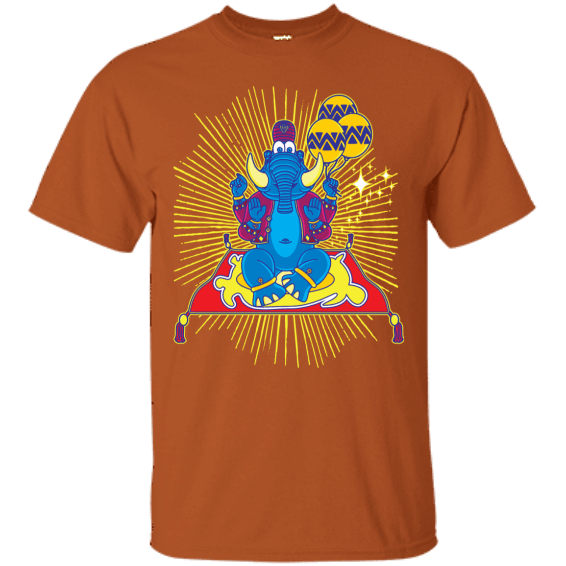 T-Shirts Texas Orange / S Elephant God T-Shirt