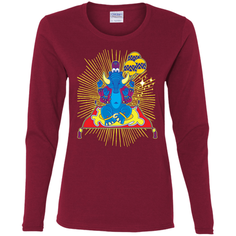 T-Shirts Cardinal / S Elephant God Women's Long Sleeve T-Shirt