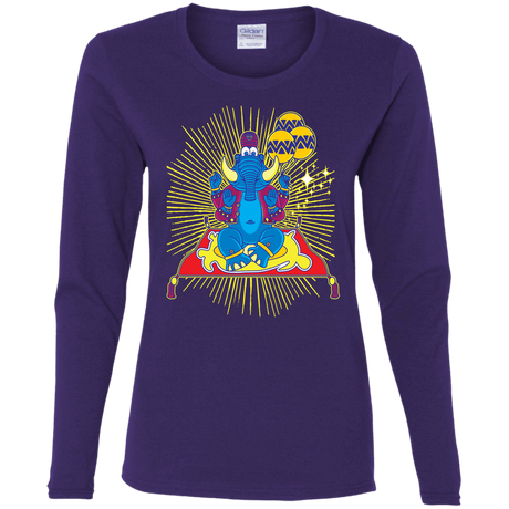 T-Shirts Purple / S Elephant God Women's Long Sleeve T-Shirt