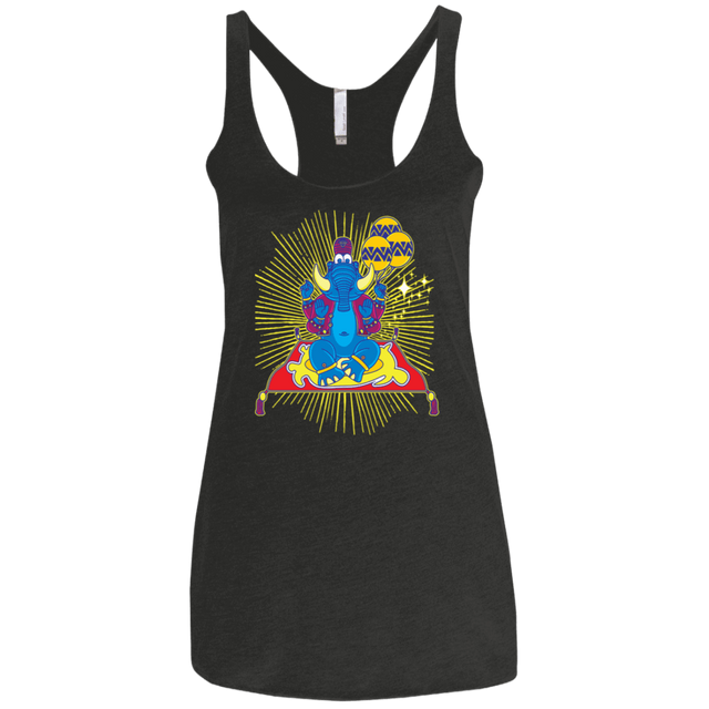 T-Shirts Vintage Black / X-Small Elephant God Women's Triblend Racerback Tank
