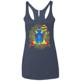 T-Shirts Vintage Navy / X-Small Elephant God Women's Triblend Racerback Tank