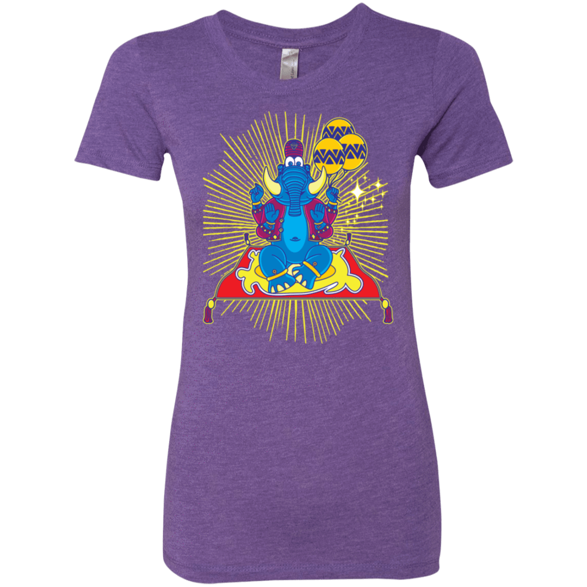 T-Shirts Purple Rush / S Elephant God Women's Triblend T-Shirt