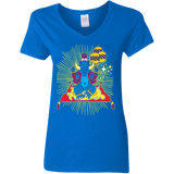 T-Shirts Royal / S Elephant God Women's V-Neck T-Shirt