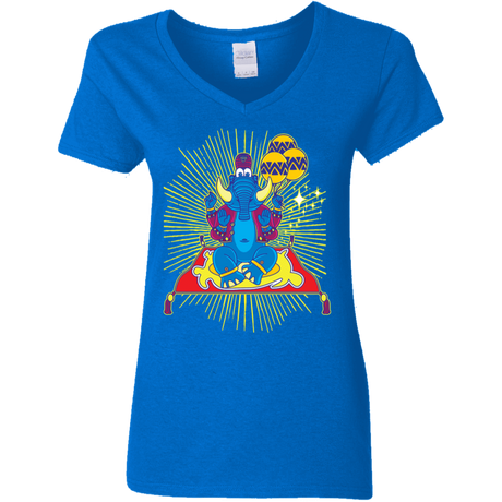 T-Shirts Royal / S Elephant God Women's V-Neck T-Shirt