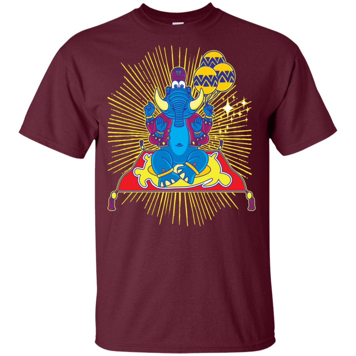 T-Shirts Maroon / YXS Elephant God Youth T-Shirt
