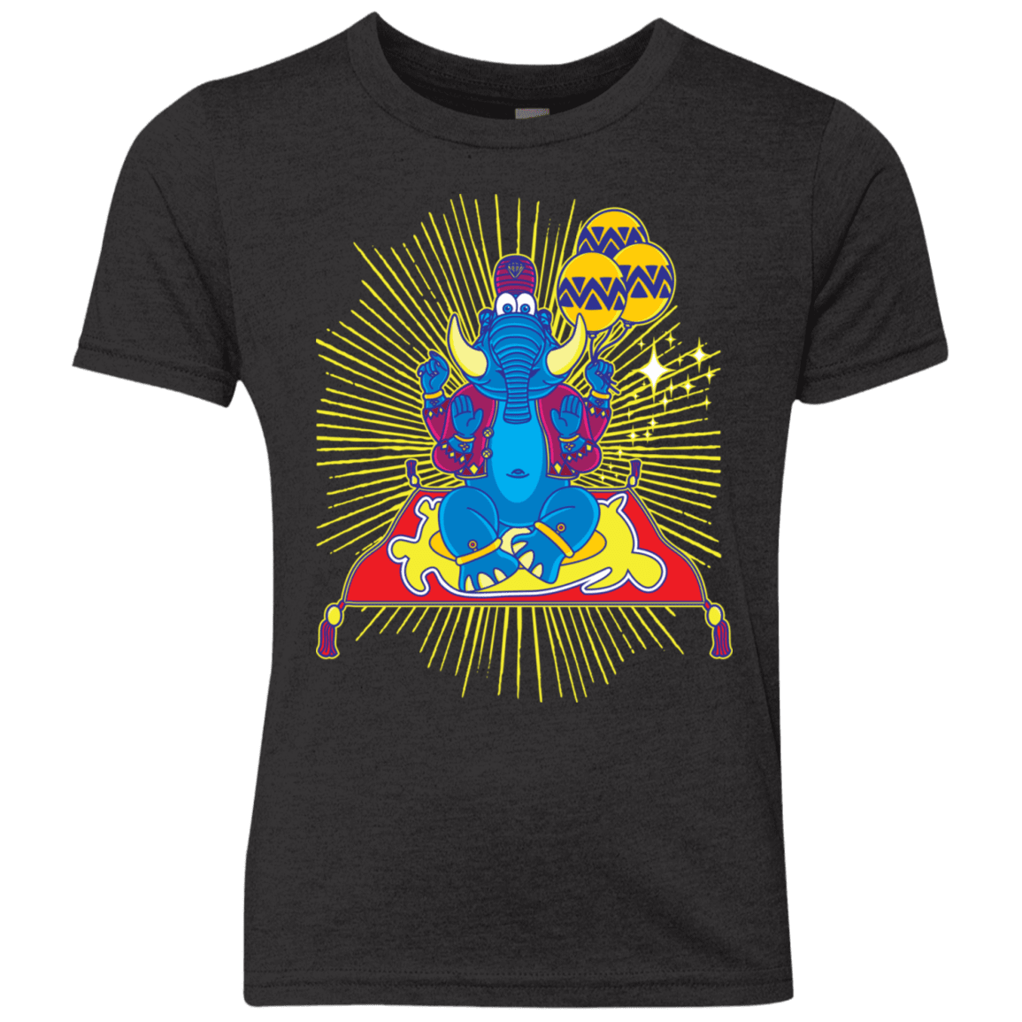 T-Shirts Vintage Black / YXS Elephant God Youth Triblend T-Shirt
