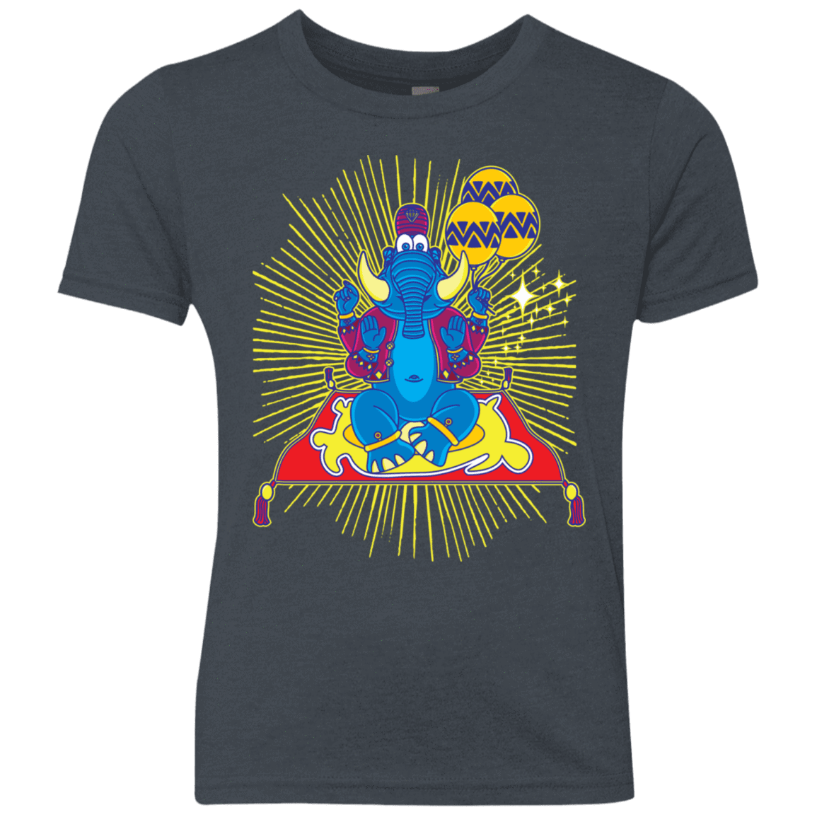 T-Shirts Vintage Navy / YXS Elephant God Youth Triblend T-Shirt