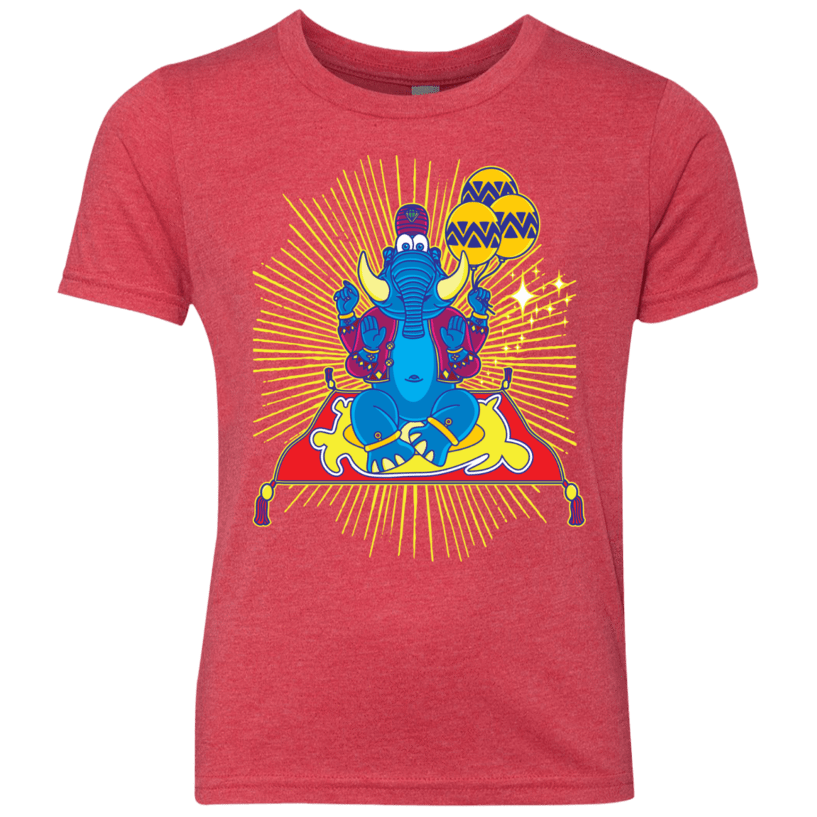 T-Shirts Vintage Red / YXS Elephant God Youth Triblend T-Shirt