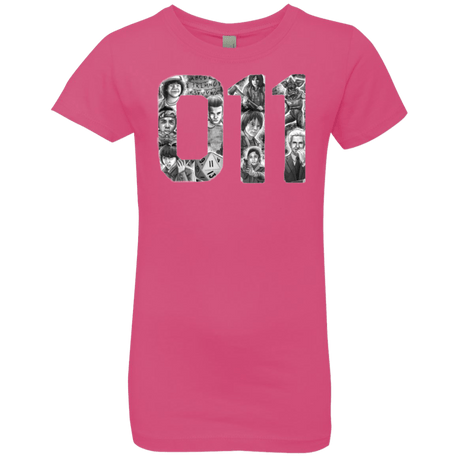 T-Shirts Hot Pink / YXS Eleven Girls Premium T-Shirt
