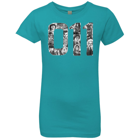 T-Shirts Tahiti Blue / YXS Eleven Girls Premium T-Shirt