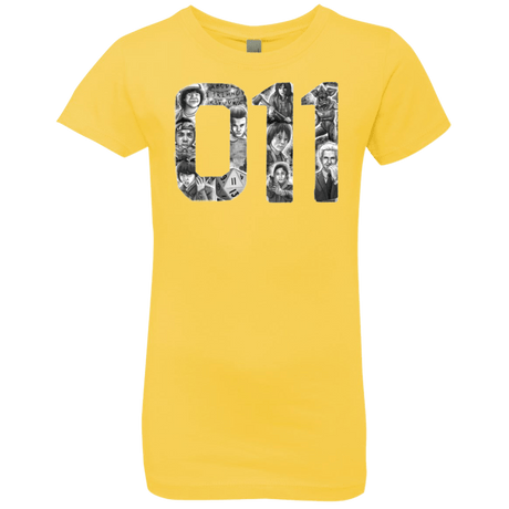 T-Shirts Vibrant Yellow / YXS Eleven Girls Premium T-Shirt