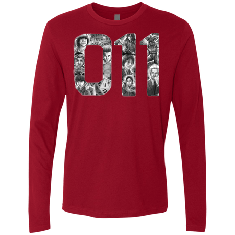 T-Shirts Cardinal / Small Eleven Men's Premium Long Sleeve