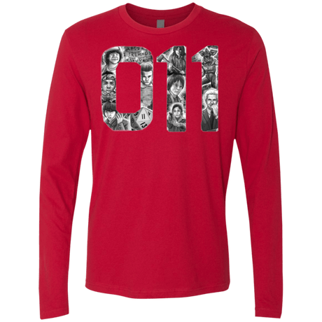 T-Shirts Red / Small Eleven Men's Premium Long Sleeve