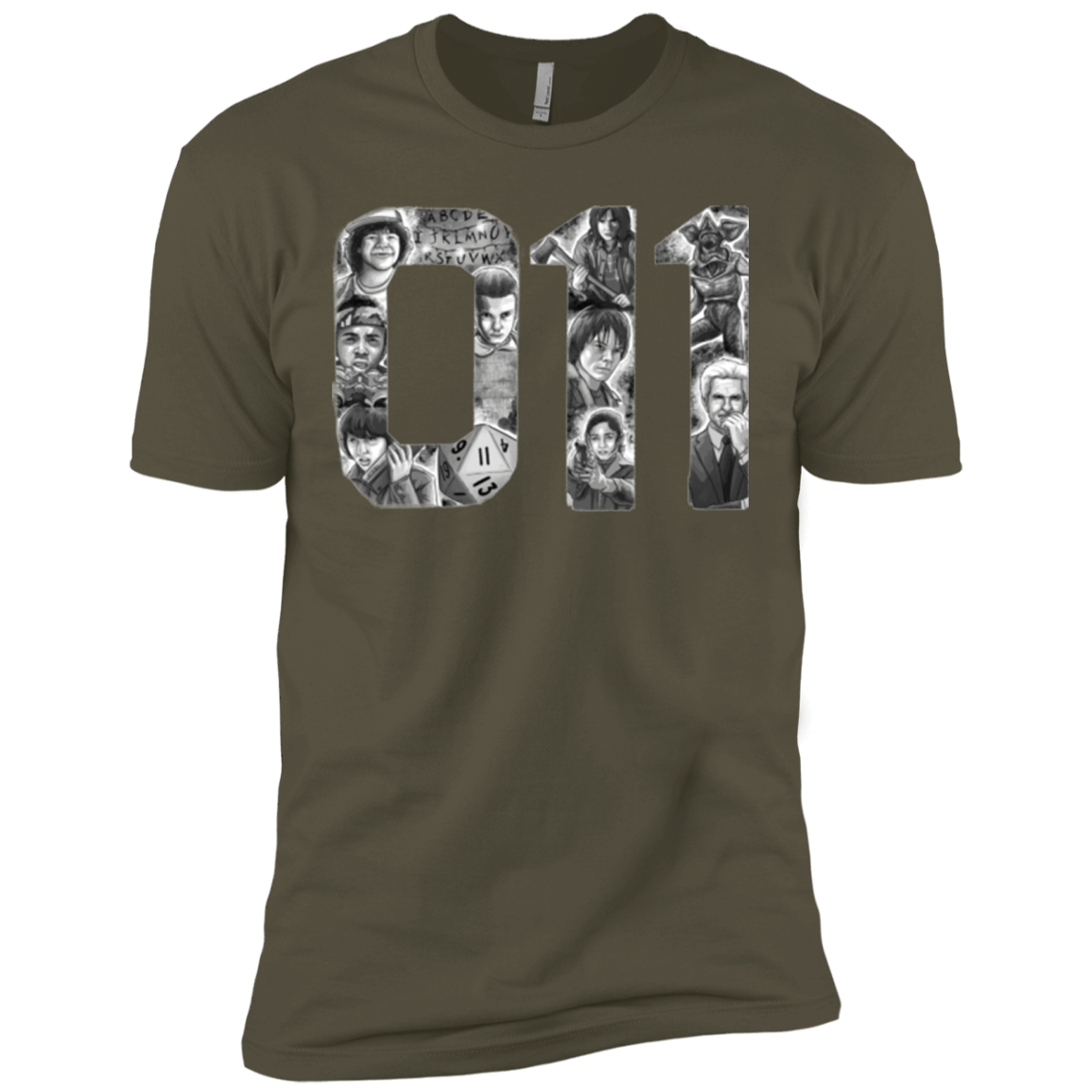 T-Shirts Military Green / X-Small Eleven Men's Premium T-Shirt