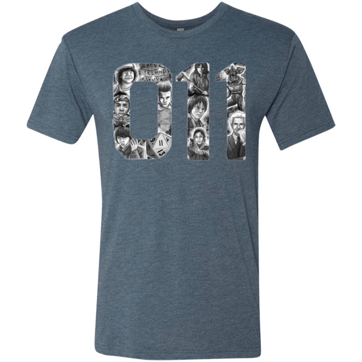 T-Shirts Indigo / Small Eleven Men's Triblend T-Shirt