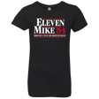 T-Shirts Black / YXS Eleven Mike 84 - Should I Stay or Should Eggo Girls Premium T-Shirt
