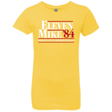 T-Shirts Vibrant Yellow / YXS Eleven Mike 84 - Should I Stay or Should Eggo Girls Premium T-Shirt