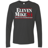 T-Shirts Heavy Metal / Small Eleven Mike 84 - Should I Stay or Should Eggo Men's Premium Long Sleeve