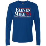T-Shirts Royal / Small Eleven Mike 84 - Should I Stay or Should Eggo Men's Premium Long Sleeve