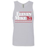 T-Shirts Heather Grey / Small Eleven Mike 84 - Should I Stay or Should Eggo Men's Premium Tank Top