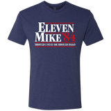 T-Shirts Vintage Navy / Small Eleven Mike 84 - Should I Stay or Should Eggo Men's Triblend T-Shirt