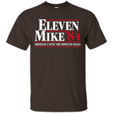 T-Shirts Dark Chocolate / Small Eleven Mike 84 - Should I Stay or Should Eggo T-Shirt