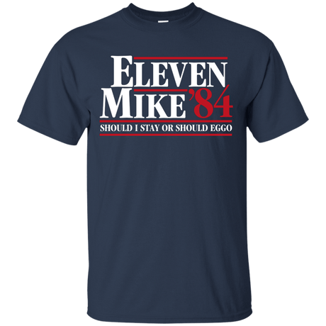T-Shirts Navy / Small Eleven Mike 84 - Should I Stay or Should Eggo T-Shirt
