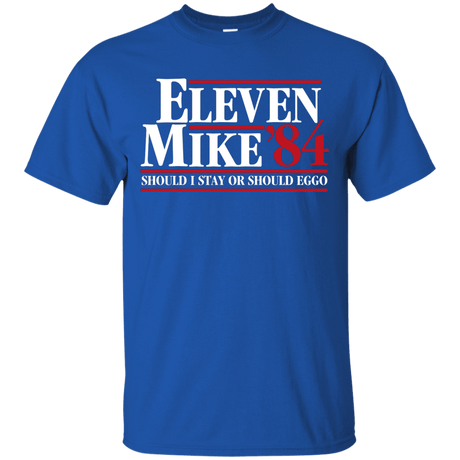T-Shirts Royal / Small Eleven Mike 84 - Should I Stay or Should Eggo T-Shirt