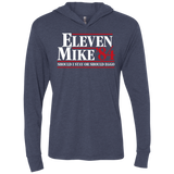 T-Shirts Vintage Navy / X-Small Eleven Mike 84 - Should I Stay or Should Eggo Triblend Long Sleeve Hoodie Tee