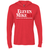 Eleven Mike 84 - Should I Stay or Should Eggo Triblend Long Sleeve Hoodie Tee