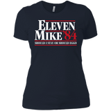 T-Shirts Midnight Navy / X-Small Eleven Mike 84 - Should I Stay or Should Eggo Women's Premium T-Shirt