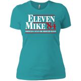 T-Shirts Tahiti Blue / X-Small Eleven Mike 84 - Should I Stay or Should Eggo Women's Premium T-Shirt