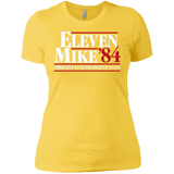 T-Shirts Vibrant Yellow / X-Small Eleven Mike 84 - Should I Stay or Should Eggo Women's Premium T-Shirt