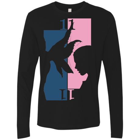 T-Shirts Black / Small Eleven Mirror Men's Premium Long Sleeve