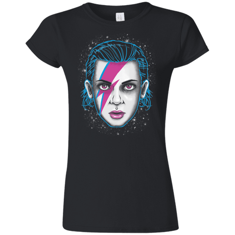 T-Shirts Black / S Eleven Space Junior Slimmer-Fit T-Shirt