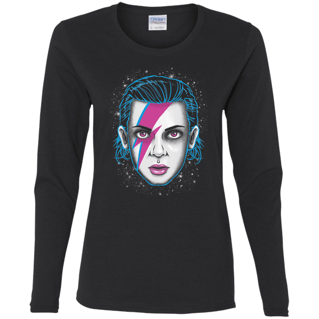 T-Shirts Black / S Eleven Space Women's Long Sleeve T-Shirt