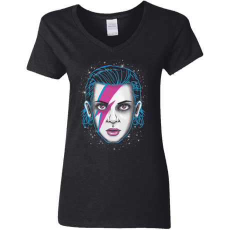 T-Shirts Black / S Eleven Space Women's V-Neck T-Shirt